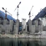 Downstream view of DAM